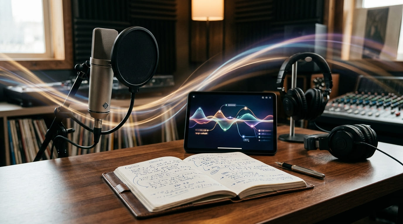 lyrics to song AI music generator workflow