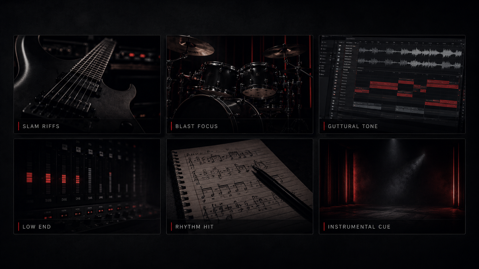 Brutal Death Metal Generator の用途ビジュアル