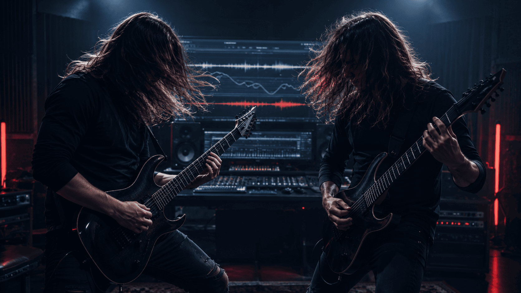 Prompt direction visual for Gothenburg melodic death metal hooks